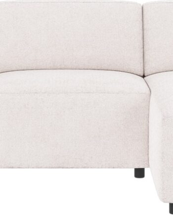 Chaiselongsofa Rowico Willard Greg   Hvid Højrevendt 312ã 161ã 70 Cm 100  Polyester Skandinavisk Design Modulopbygget