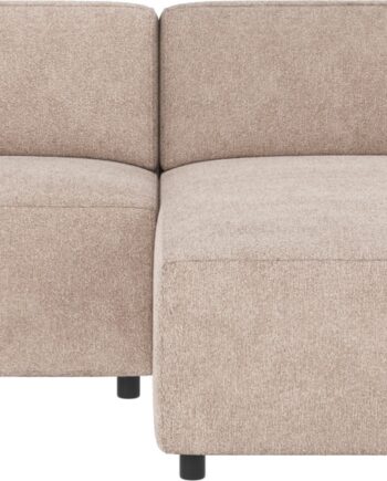 Chaiselongsofa Rowico Willard Greg Lysebeige Højrevendt 234x161 Cm