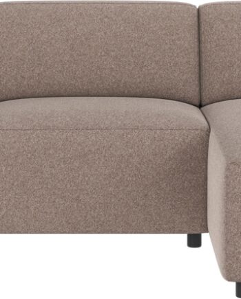 Chaiselongsofa Rowico Willard Højrevendt Beige Brenda Polyester Modulopbygget Skandinavisk Design
