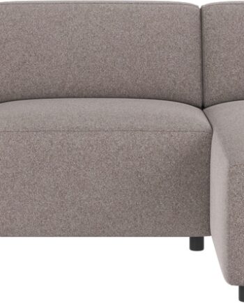 Chaiselongsofa Rowico Willard Højrevendt Gråbeige Brenda Modulopbygget 100  Polyester