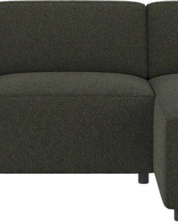 Chaiselongsofa Rowico Willard Højrevendt Grøn Alice Stof Skandinavisk Design