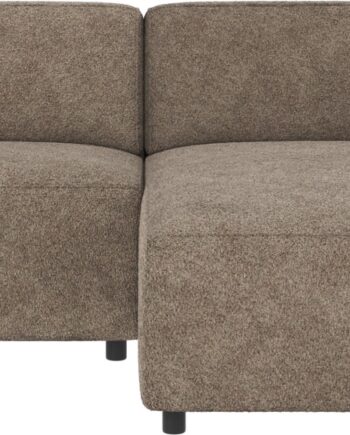 Chaiselongsofa Rowico Willard Højrevendt   Mørk Beige Stof Anna    234x161x70 Cm   Skandinavisk Design  Fscâ -mix Ramme  High Resilience-skum
