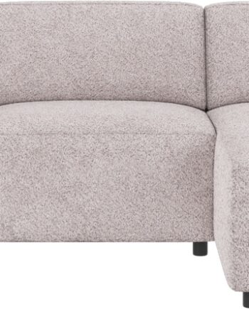 Chaiselongsofa Rowico Willard Højrevendt Lysegrå Anna 15 Stof Modulbar Nordisk Design Komfortabel