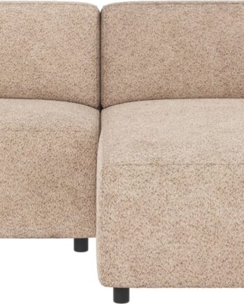 Chaiselongsofa Rowico Willard Højrevendt Modulsofa Lysebeige Anna   Polyester H70ã B234ã D161 Cm