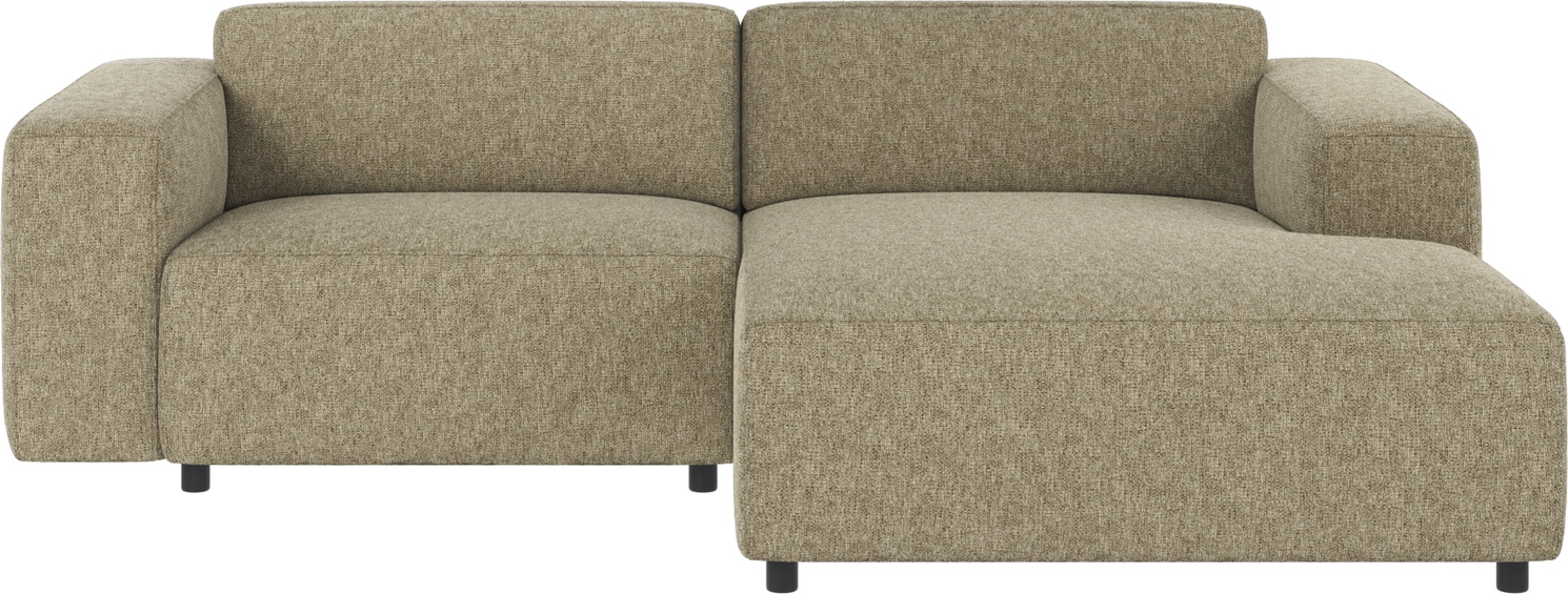 Chaiselongsofa Rowico Willard Max Grøn Stof Højrevendt 234x161 Cm