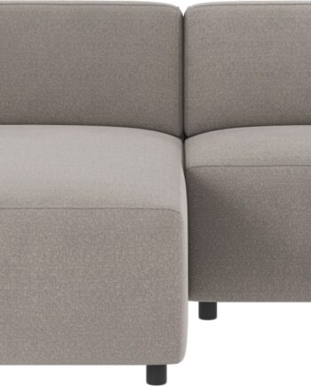 Chaiselongsofa Rowico Willard Modulopbygget Lysegrå Rita Polyesterstof 234x161 Cm Skandinavisk Design