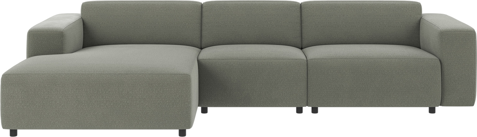 Chaiselongsofa Rowico Willard Rita 158 Grøn Modulopbygget   100  Polyester Med High Resilience-koldskum Og Fscâ -mix Træramme