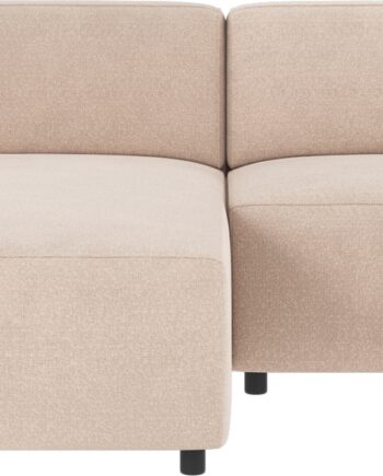 Chaiselongsofa Rowico Willard Rita Lysebeige Modulopbygget Nordisk Design