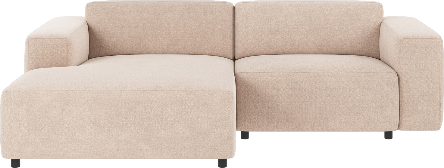 Chaiselongsofa Rowico Willard Rita Lysebeige Modulopbygget Nordisk Design