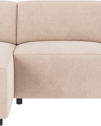 Chaiselongsofa Rowico Willard Rita   Lysebeige 100  Polyester H70ã B312ã D161 Cm Modulopbygget Skandinavisk Design