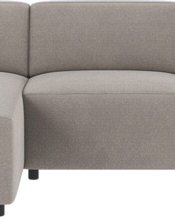 Chaiselongsofa Rowico Willard Rita Lysegrå Stof 100  Polyester 312x161 Cm Modulopbygget Skandinavisk Design