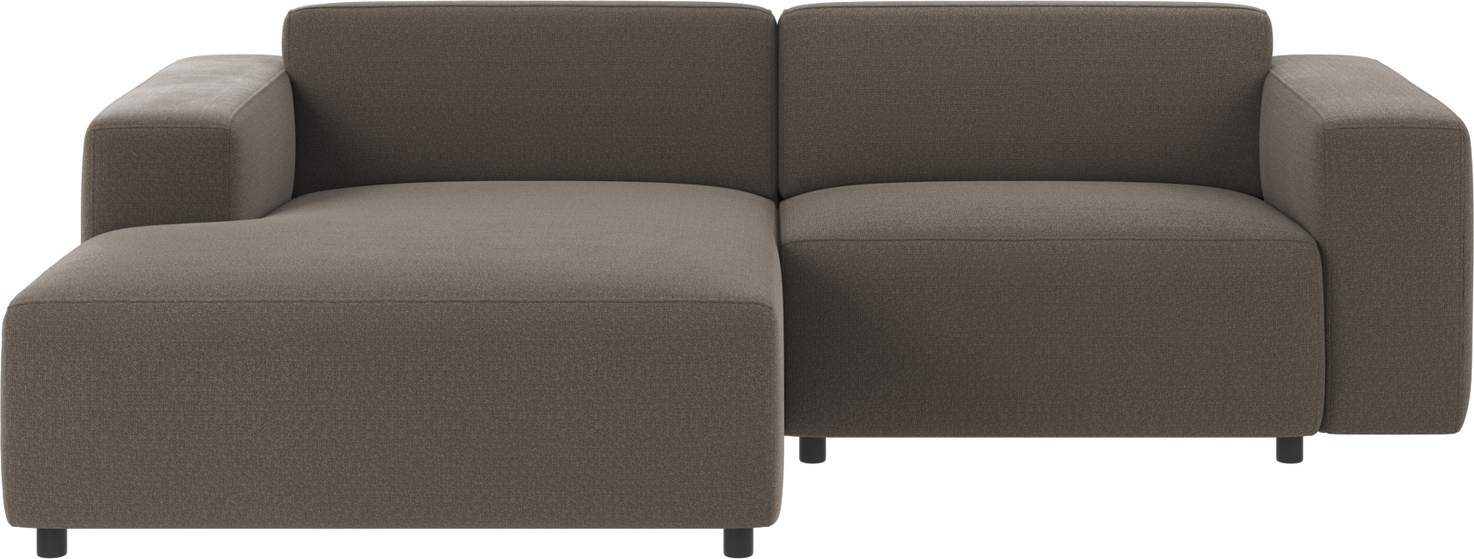 Chaiselongsofa Rowico Willard Rita 108 Mellemgrå Polyester  Skandinavisk Minimalistisk Sofa Med Chaiselong  234ã 161 Cm