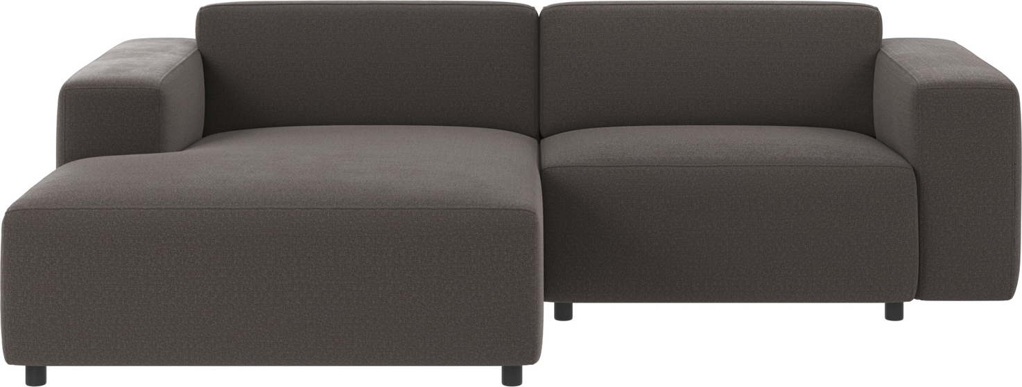 Chaiselongsofa Rowico Willard Rita Polyester Mørkegrå Loungesofa Nordisk Design 234x161 Cm