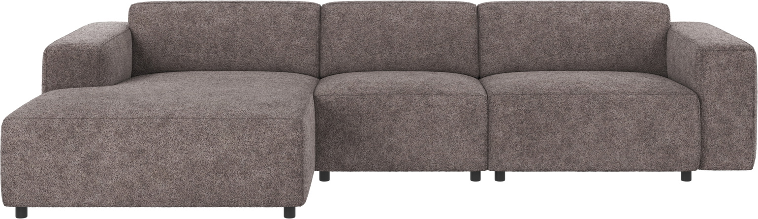 Chaiselongsofa Rowico Willard Venstrevendt 312ã 161 Cm Mørkegråt Anna-stof Skandinavisk Design Med Hr-koldskum