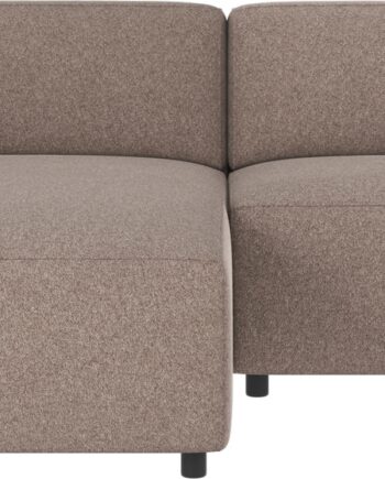 Chaiselongsofa Rowico Willard Venstrevendt   Brenda Beige Polyesterstof