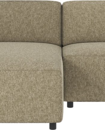 Chaiselongsofa Rowico Willard Venstrevendt Modulopbygget Divansofa   Dyb Grøn Polyester-nylon  Fsc-certificeret