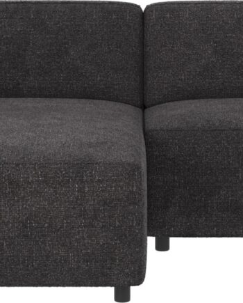 Chaiselongsofa Rowico Willard Venstrevendt Mørkegrå Robin 66 Stofsofa 234x161x70 Cm