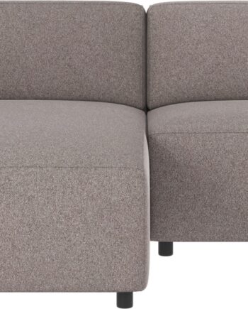 Chaiselongsofa Venstrevendt Rowico Willard Gråbeige Stof Fsc-certificeret Stel Modulopbygget Minimalistisk Skandinavisk Design 234x161x70 Cm