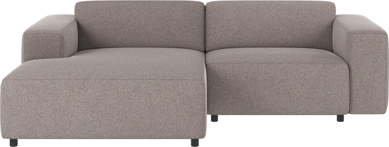Chaiselongsofa Venstrevendt Rowico Willard Gråbeige Stof Fsc-certificeret Stel Modulopbygget Minimalistisk Skandinavisk Design 234x161x70 Cm