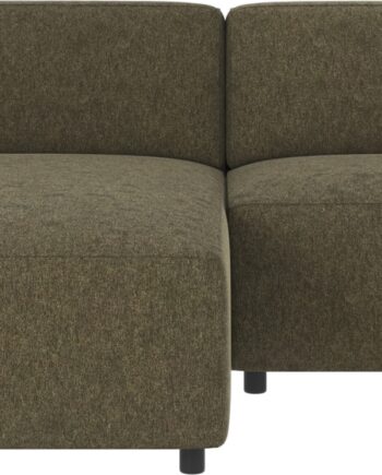 Chaiselongsofa Venstrevendt Rowico Willard Grøn Brenda Polyester Modulsofa 234x161x70 Cm