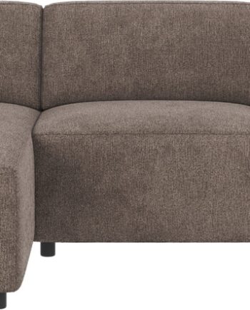Chaiselongsofa Venstrevendt Rowico Willard Mørk Beige Greg Polyester 312x161 Cm