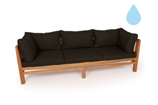 Colorado Teak Sofa Pers Sort Vandafvisende