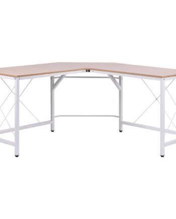 Computerbord  -formet Arbejdsbord Kontorbord Hjørnebord Vinkelbord Mdf Naturlig 150   150   76 Cm