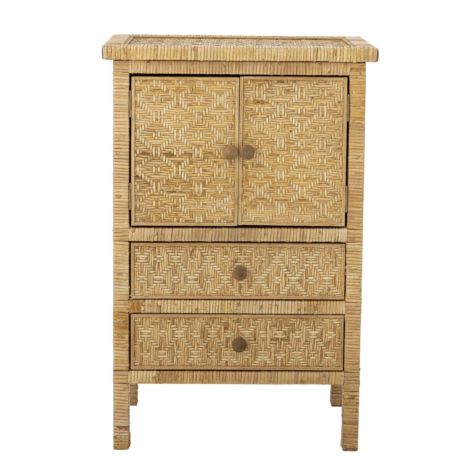 Creative Collection Lorris Kommode       Låger Og   Skuffer Natur Rattan  L45xh67xb36