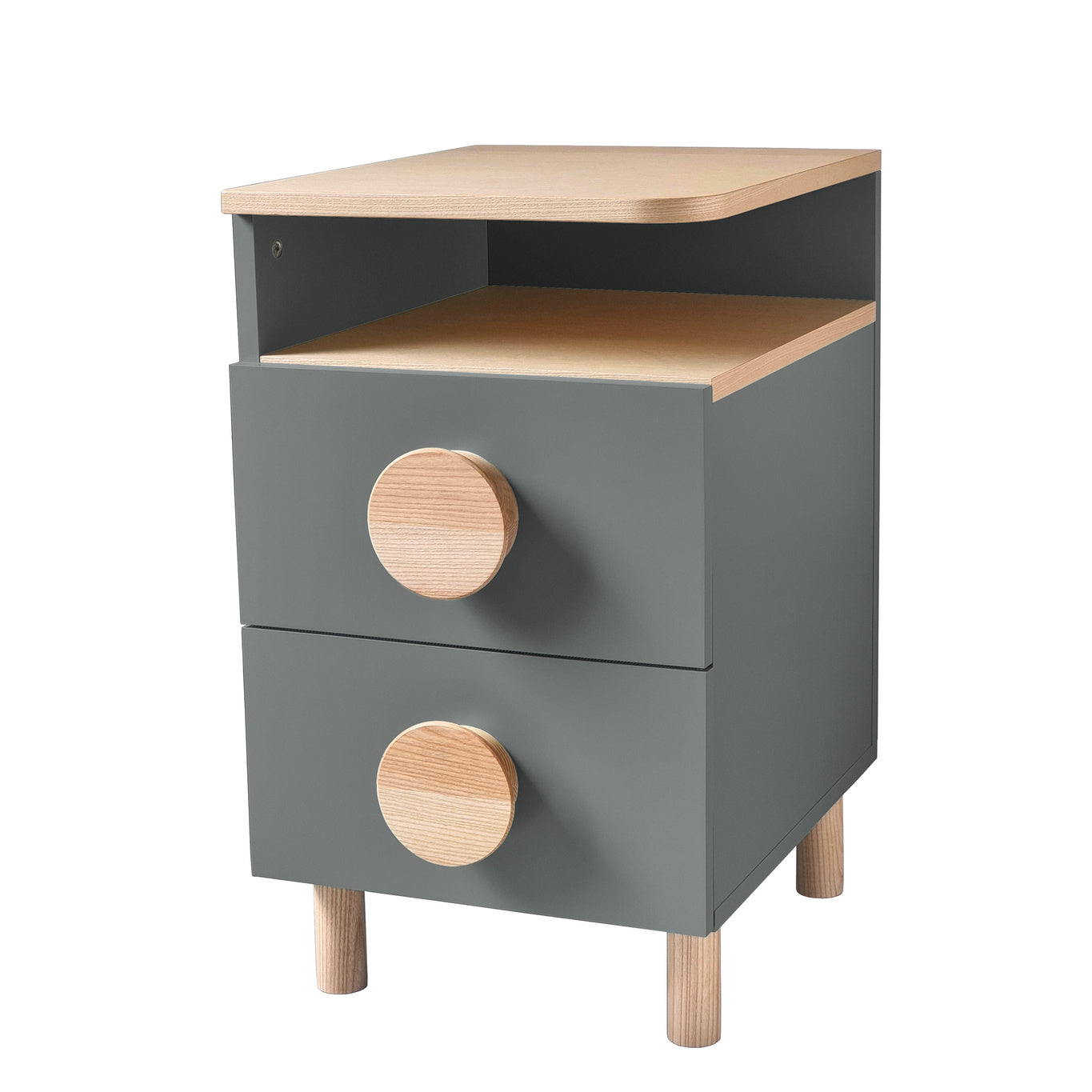 Dabi Sengebord 41x50cm Venstre Concrete Grey