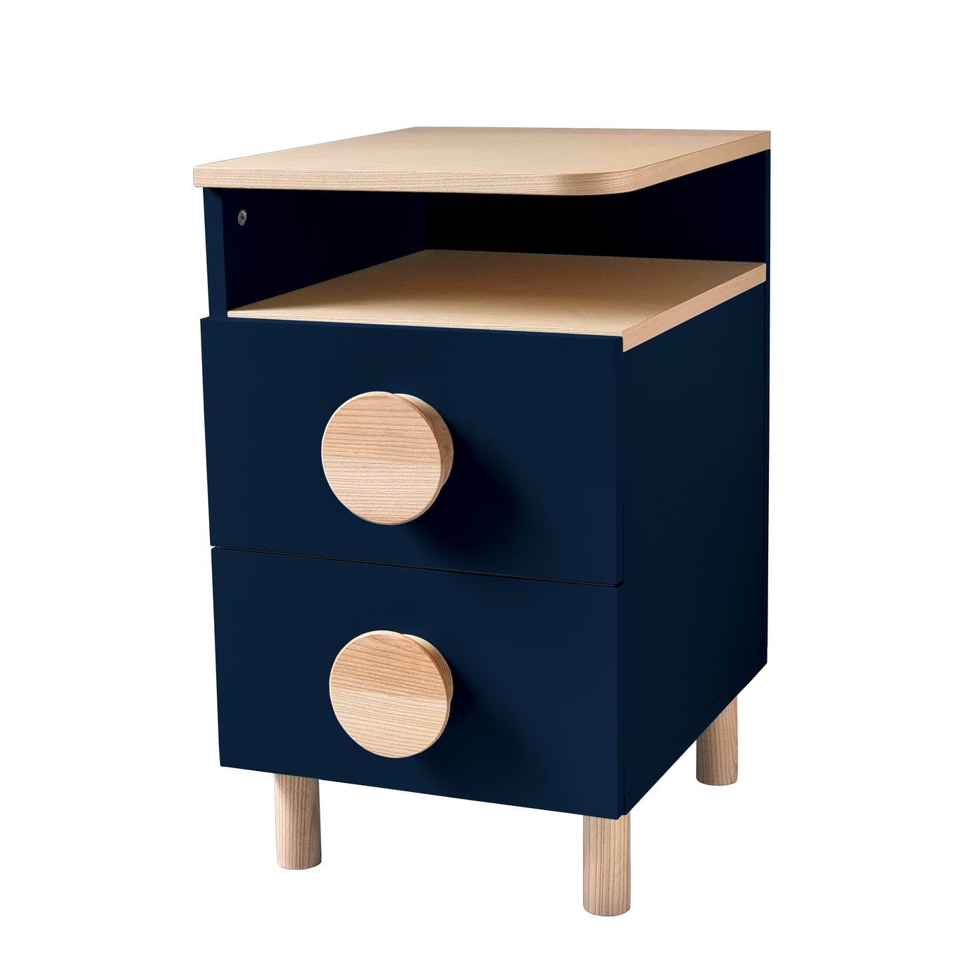 Dabi Sengebord 41x50cm Venstrestillet Navy Blue