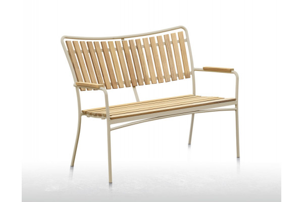 Daneline Eva Teak Havebænk Latte