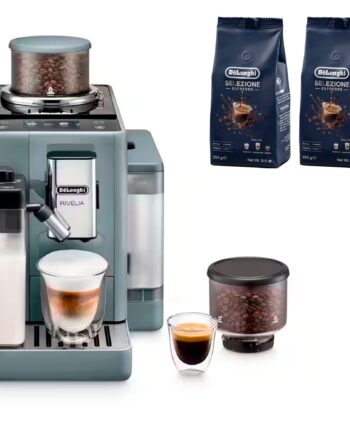 Delonghi Rivelia Helautomatisk Kaffemaskine  Grå     St Kaffebønner Dlsc600