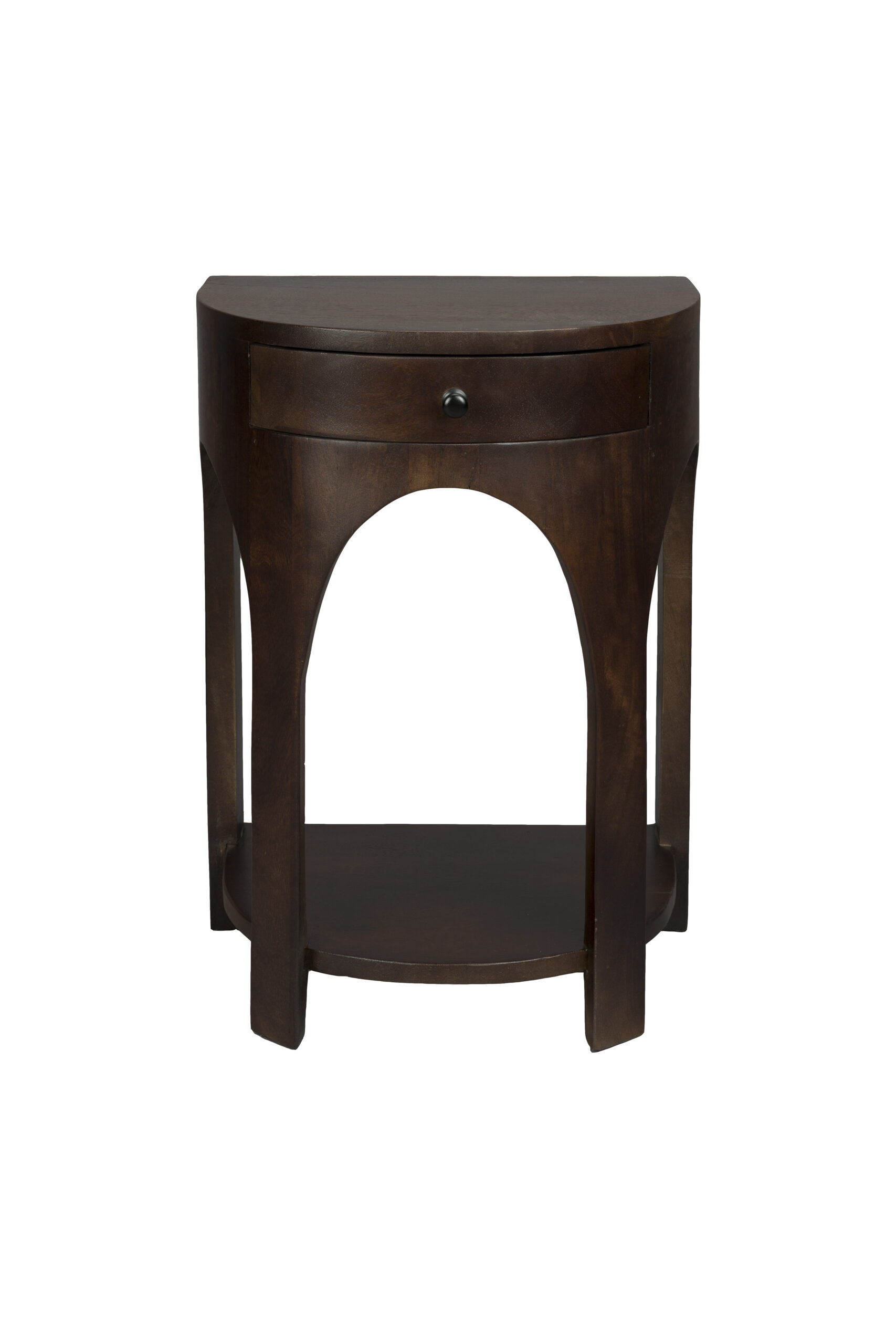 Dutchbone Belvedere Sidebord Hylde Og Skuffe Valnøddefarvet Mangotræ 40x30