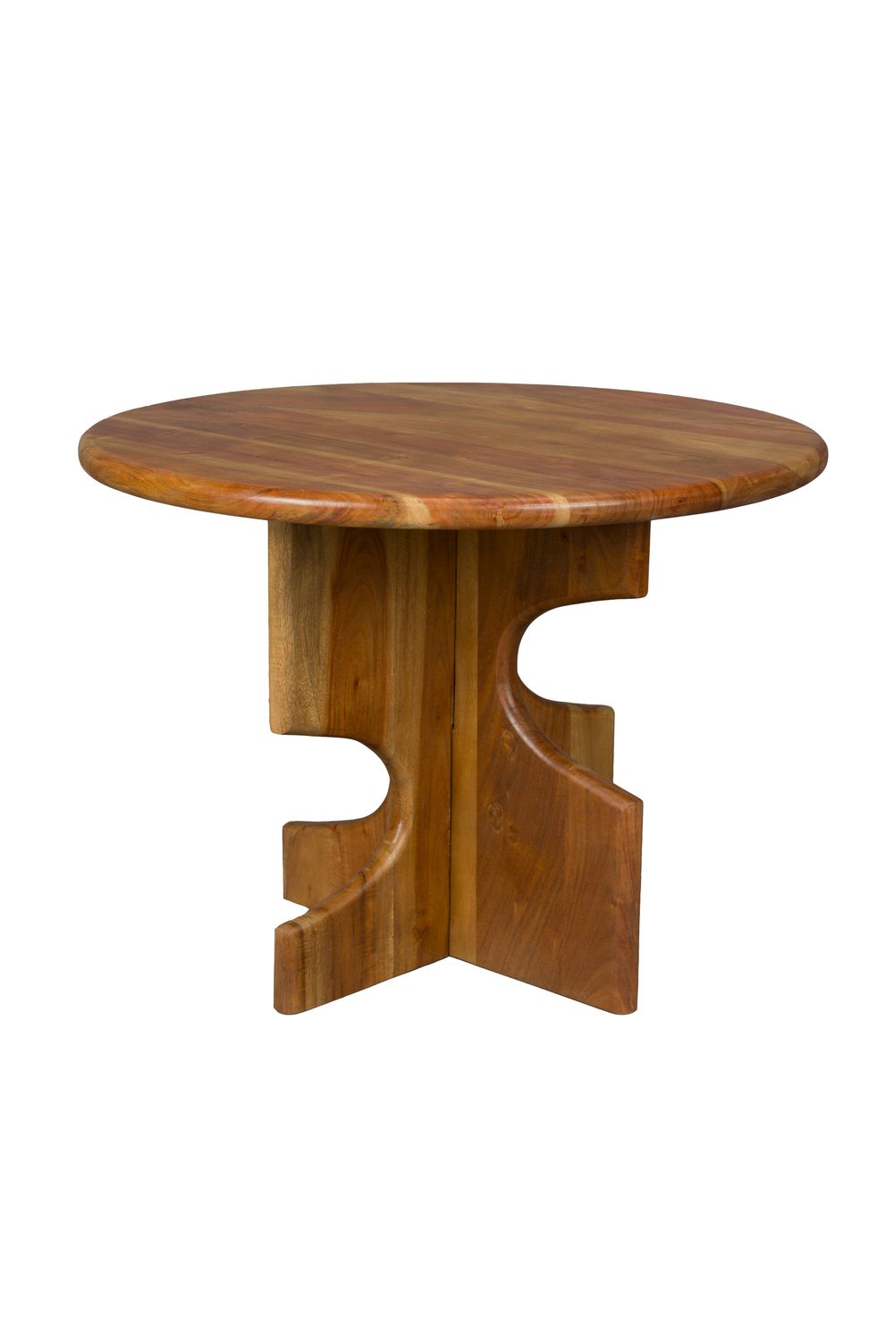 Dutchbone Morgan Sidebord  Rund Brun Mangotræ  ø60