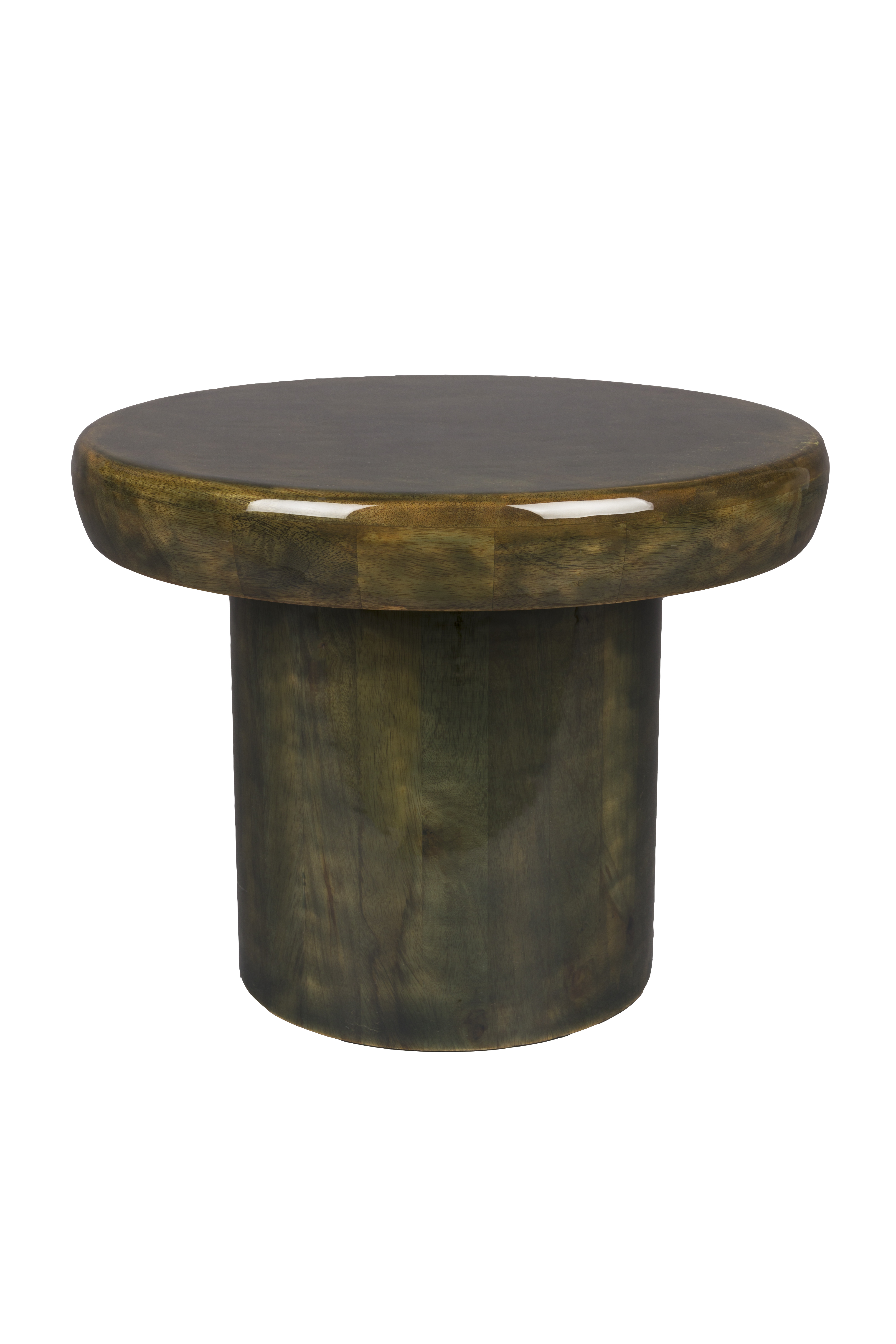 Dutchbone Mush   Sidebord  Rund Grøn Mangotræ  ø45