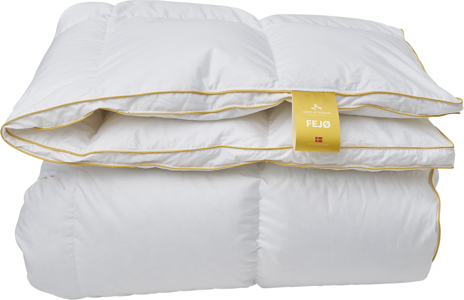 Dyne Quilts Of Denmark Fejø 140x220 Cm Varm Moskusdun 880   Allergivenlig Oeko-texâ  Downpass Nomite   Hvid