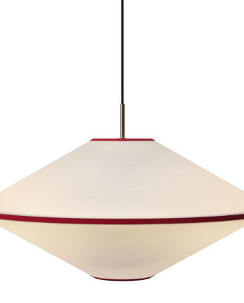 Edgeform Tafta Pendel ø65 Cm  Rød Offwhite