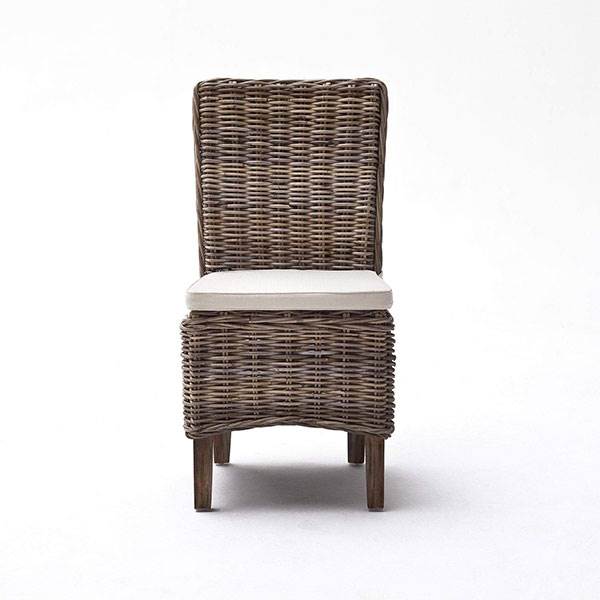 Erling Christensen Møbler Novasolo Morin Kubu Rattan Spisebordsstol Inkl Hynde : Erling Christensen Møbler : Erling Christensen Møbler