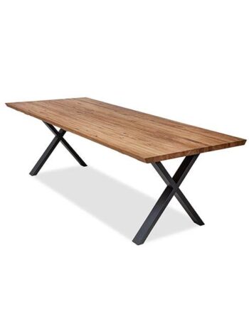 Samsø Rustik Plankebord Med  -stel Skrå Kant