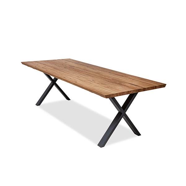 Samsø Rustik Plankebord Med  -stel Skrå Kant
