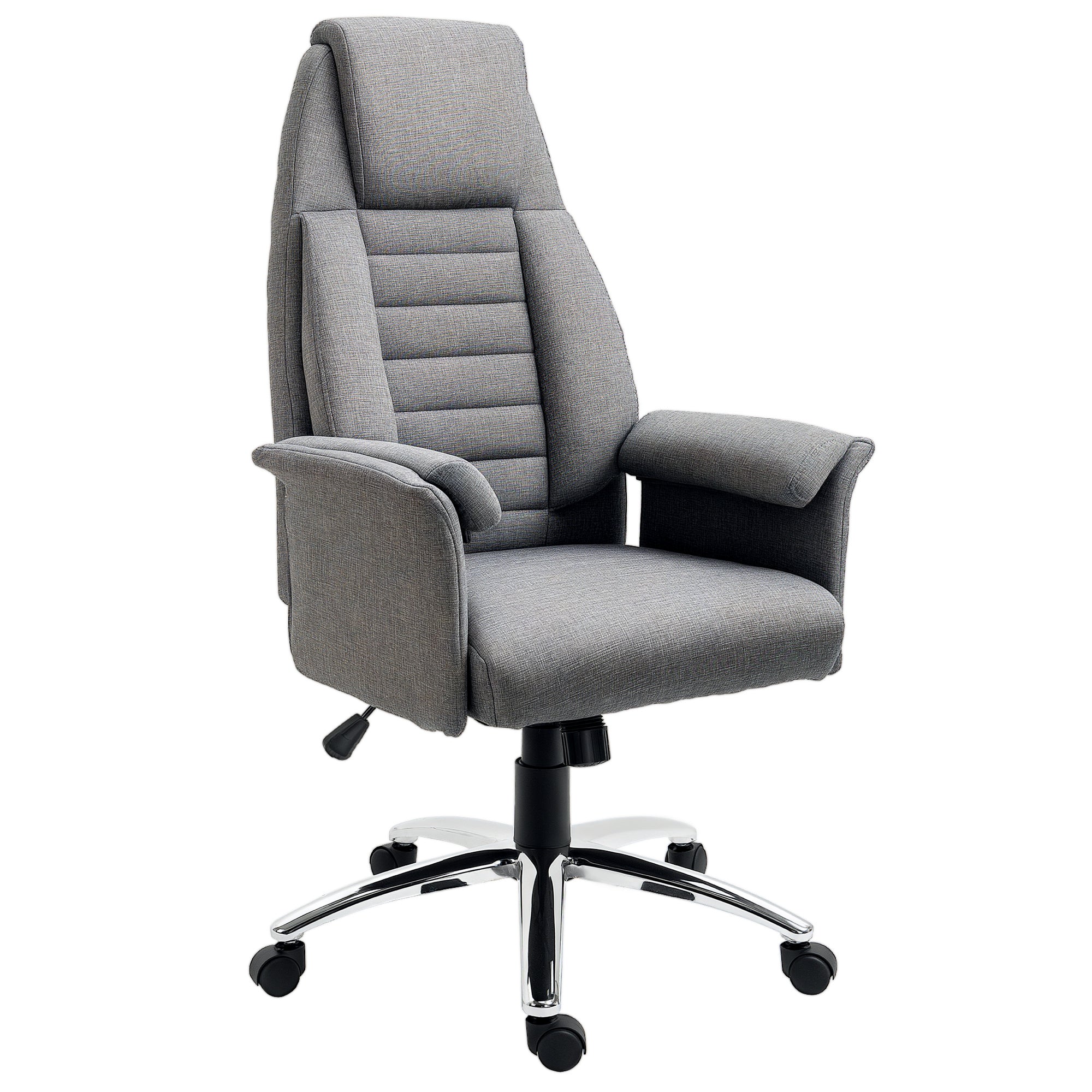 Executive Chair  Højdejusterbar    Hjul  Ergonomisk Form  68 Cm   69 Cm   126 Cm  Grå