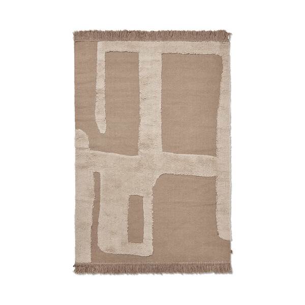 Ferm Living Alley Wool Rug Natural  : Erling Christensen Møbler