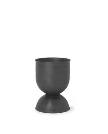 Ferm Living Hourglass Pot  Small Black  : Erling Christensen Møbler