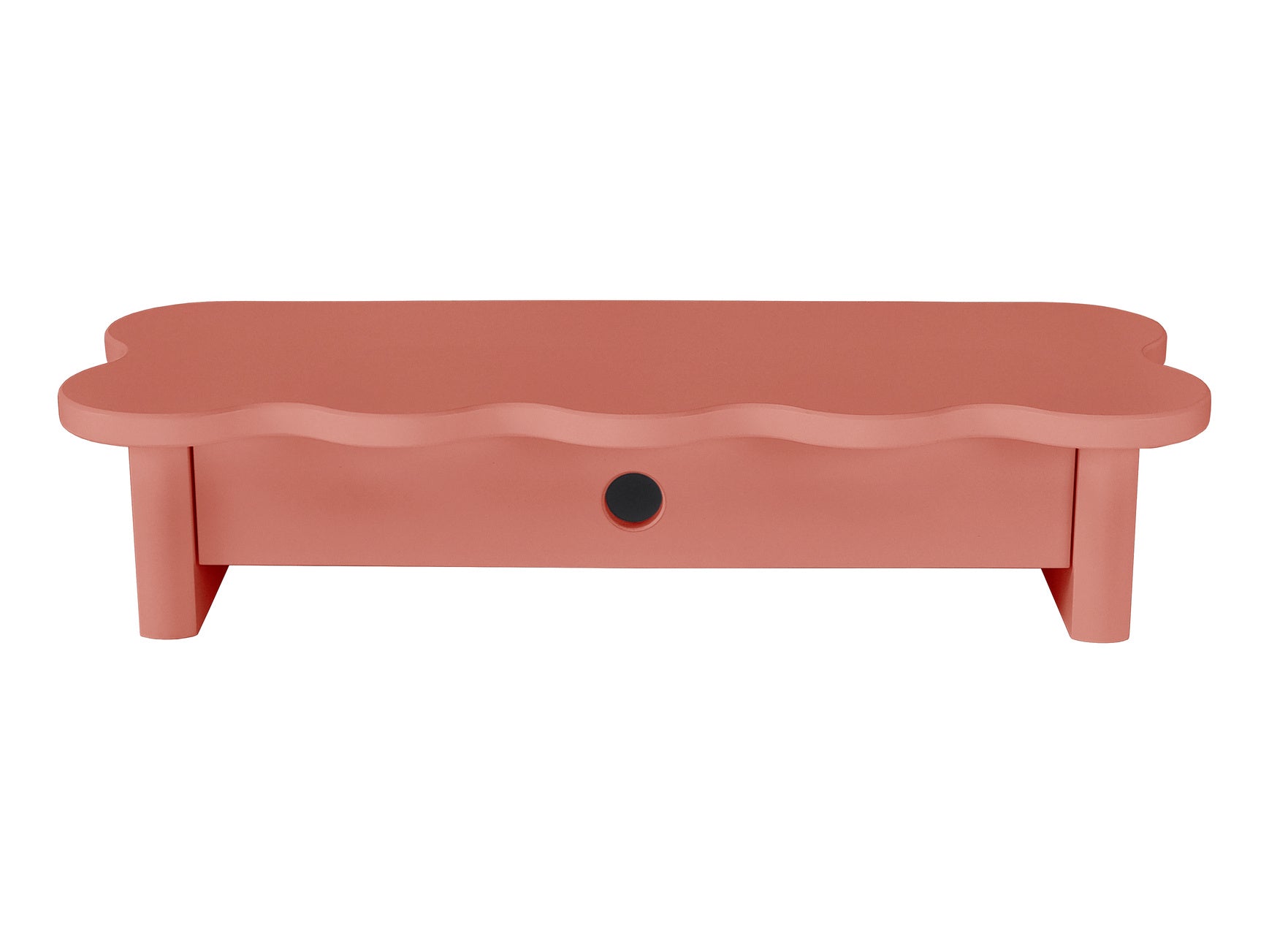 Flower Monitorskærmstativ Med Skuffe 60cm Antique Pink