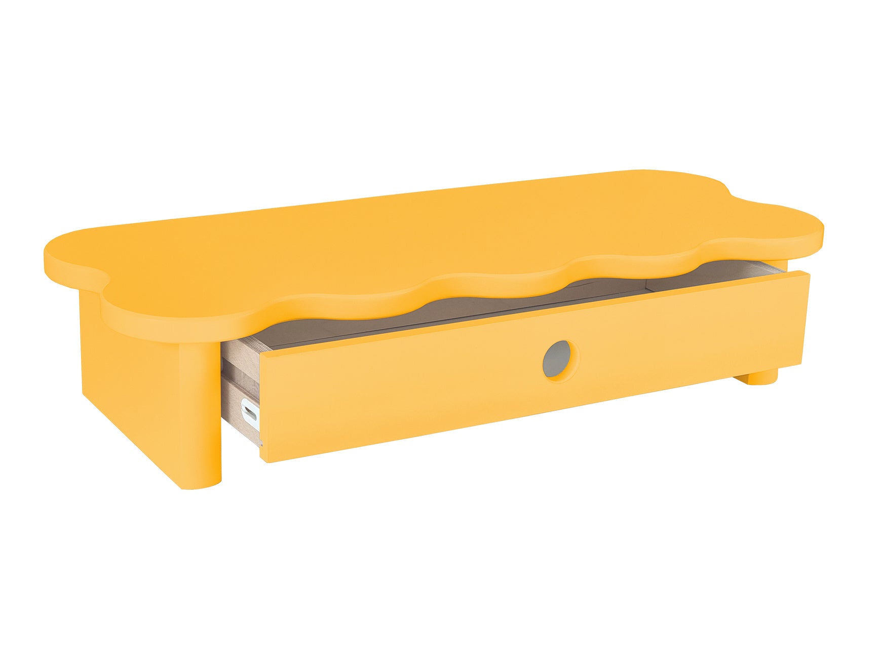 Flower Monitorskærmstativ Med Skuffe 60cm Broom Yellow