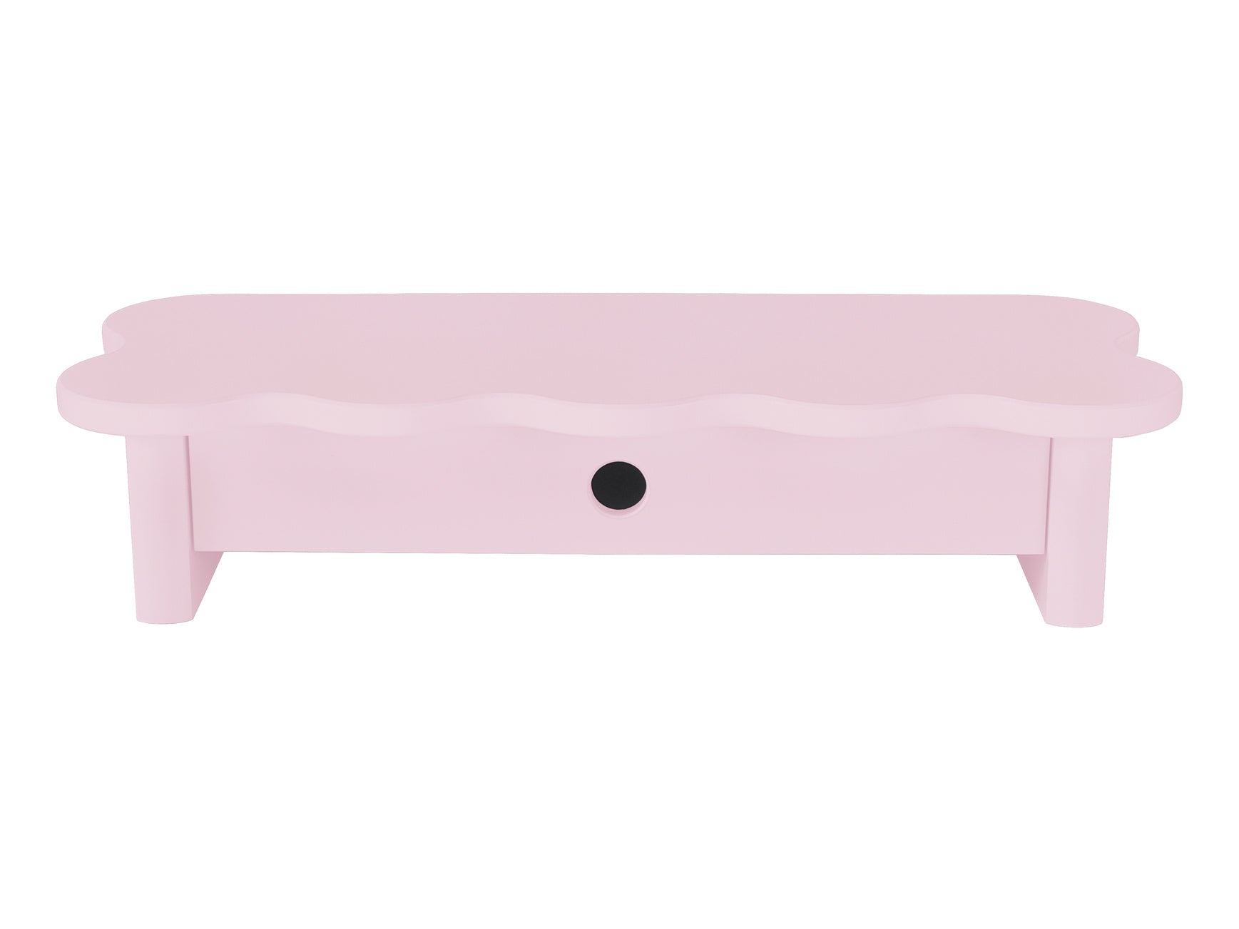 Flower Monitorskærmstativ Med Skuffe 60cm Powder Pink