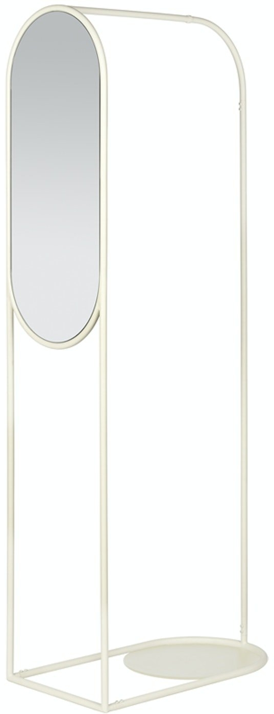 Garderobespejl  Gulvspejl Broste Copenhagen Archie Metal Hvid 180x70 Cm
