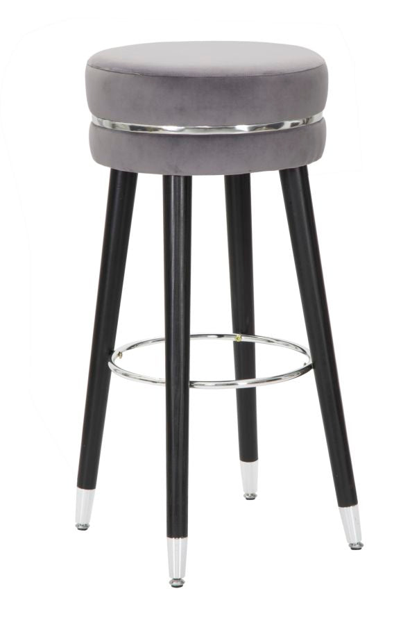 Glam Barstol   Fyrretræ  Metal And Polyester   35x74 Cm