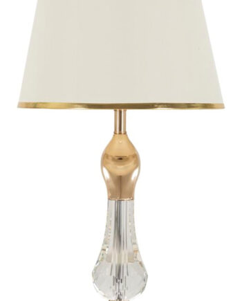 Glam Bord   Jern  Glas Og Stof   33x59 Cm