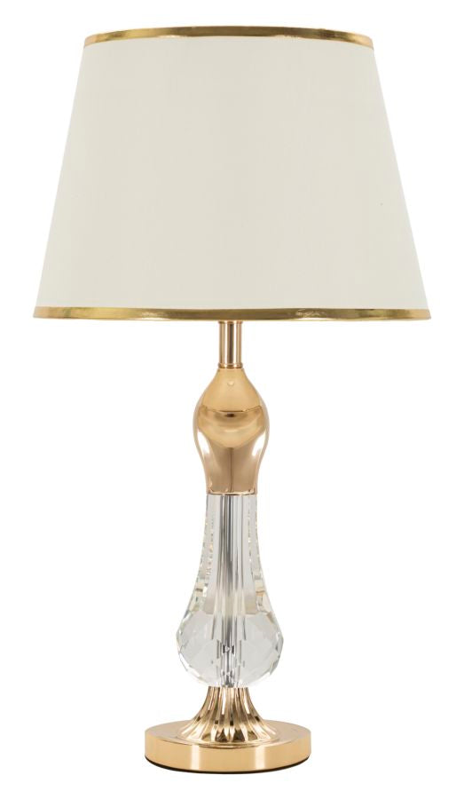 Glam Bord   Jern  Glas Og Stof   33x59 Cm